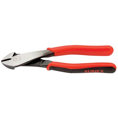 8" High Leverage Diagonal Cutter, Bent Jaw