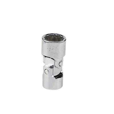 11/16" 3/8" Drive 12-Point Fract SAE Flex Chrome Socket
