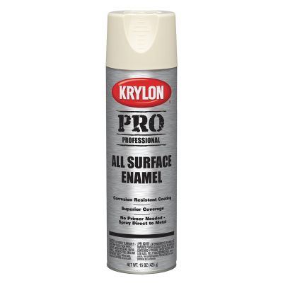 Krylon Professional All-Surface Enamel Paint; Almond; 15 oz. Aerosol