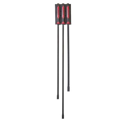 3PC Long & Heavy Curved Pry Bar Set [48/58/44]