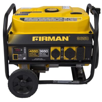 Firman Power Equip. P03602 Gas Powered 3650/4550 Watt Portable Generat