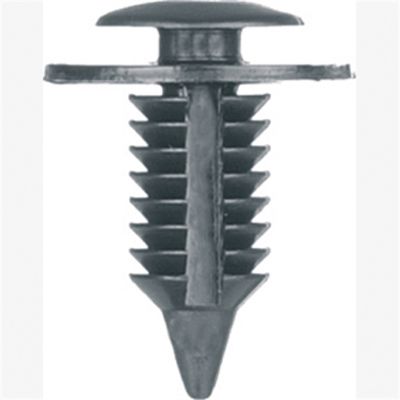Door Trim Panel Retainers, Black Nylon, Size: 9/32" (7.1mm), Stem: 3/4", Head: 3/4", Qty: 100