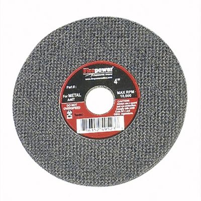 CUT-OFF WHEEL,4"X1/8"X 3/8 in