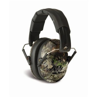 Pro Low Profile Folding Earmuff in Mossy Oak Camo