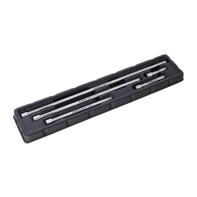 Sunex Tools 1/4 Drive Standard 5-Piece Chrome Extension Bar Set