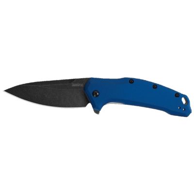 Kershaw LINK Blue Aluminum BlackWash Knife