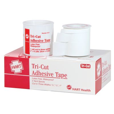 HART Tri-Cut Adhesive Tape, 2" x 5 Yards