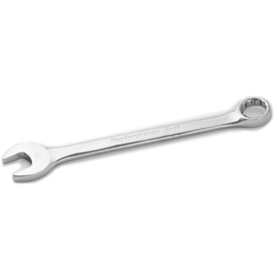 Chrome Combination Wrench, 19mm, with 12 Point Box End, Fully Polished, 9" Long