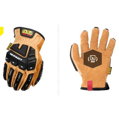 Mechanix Wear DuraHide M-Pact Driver F9-360 Cut Gloves (Small, DuraHide Leather)
