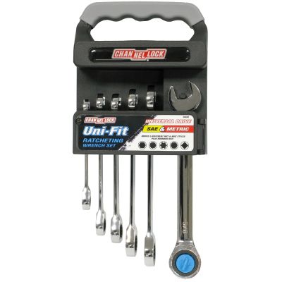 6-PC UNI-FIT RATCHETING WRENCH SET