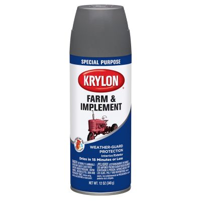 Krylon Farm/Implement Paints; Ford Gray; 12 oz.; Aerosol