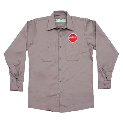 Edelbrock Since 1938 Button-up Long Sleeve Work Shirt, XXL