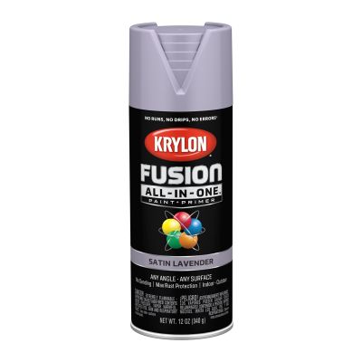 Krylon Fusion All-In-One Paint + Primer, Satin Lavender