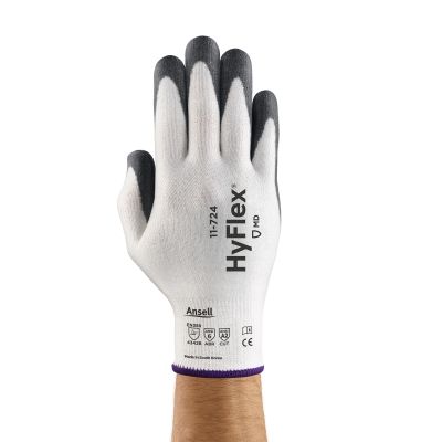 HyFlex 11-724 Cut Protection Gloves - Med Duty, High Durability, Comfort, Size Small (Pack of 12)