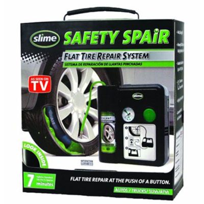 Slime Safety Spair, Emergency Flat Tire Repair in Just Seven Minutes, in Case, Case of 2 Units
