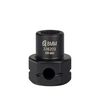Sunex Tools 3/8 in. Drive 6-Point Low Profile Impact Socket w/ Hex Shank, 8 mm