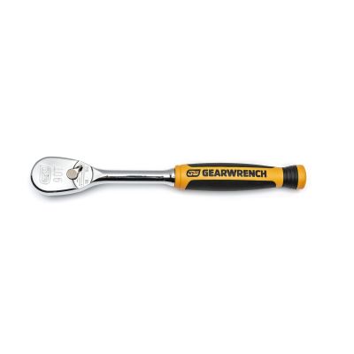 GEARWRENCH 1/4 in. Drive 90-Tooth Cushion Grip Teardrop Ratchet