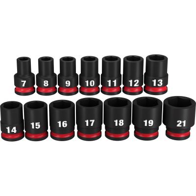 14PC SHOCKWAVE Impact Duty? 3/8" Drive Metric Standard 6 Point Socket Set