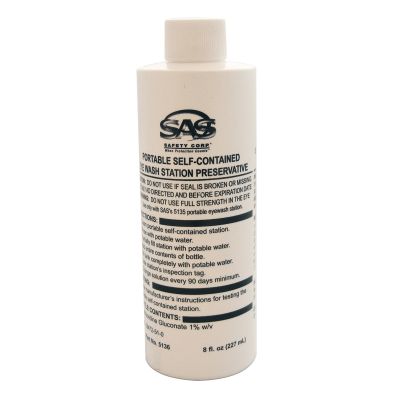 4 oz. Preservative Bottle for Eyewash Station (Each)