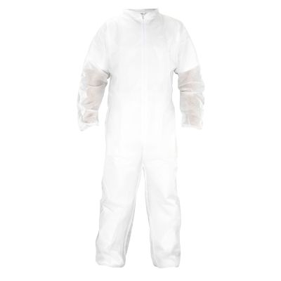 Disp. Lightweight Polypropylene Coveralls, L