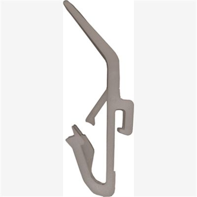 Belt Moulding Clip White Honda, Hole or Screw Head, Flange, Rod Length or Range:, Qty: 100, Other: