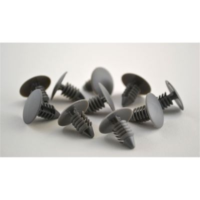 Gray Nylon Fender and Bumper Shield Retainer GM 1973-on (25/Bag)