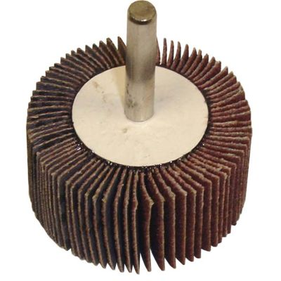 Flap Wheel 2" x 1" x 1/4" - 60 Grit, Abrasive Sandpaper