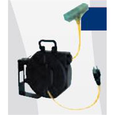 Heavy Duty Cord Reel, 10 Amp, Tri-Tap with 30 ft. 16/3 SJTW Cable.