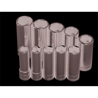 10 pc. 3/8" Drive 6-Point Metric Chrome Socket Set
