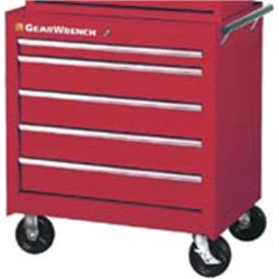 5 Drawer Cabinet BB Red