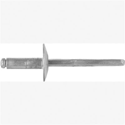 All Aluminum Pop Rivets, Size: 3/16", Size: 5/8", Length: 1/4"-3/8", Qty: 100, Other: IND #66L
