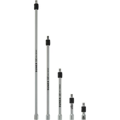 Sunex Tools 5-Piece 1/4 in. Drive Chrome Locking Extension Set