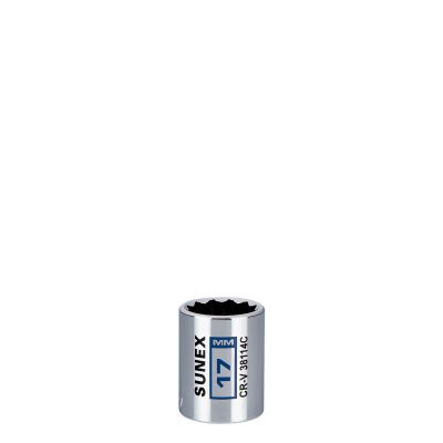 Sunex Tools 17 mm Chrome Socket 12-Point