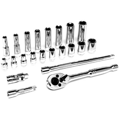 22pc SAE 1/4" Dr. Socket Set