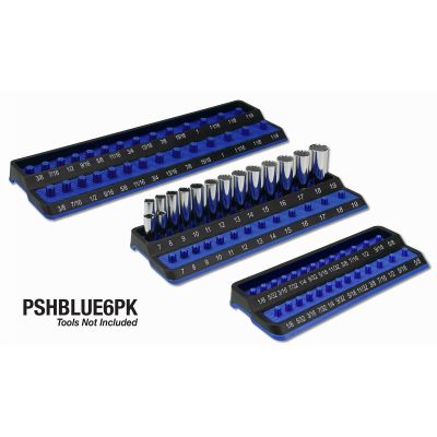 Blue Peg Socket Holder (6-Pack)