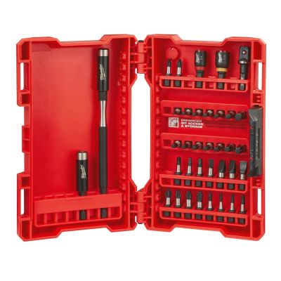 Milwaukee SHOCKWAVE Impact Duty Driver Wear Guard Tip 36 pc. Bit Set