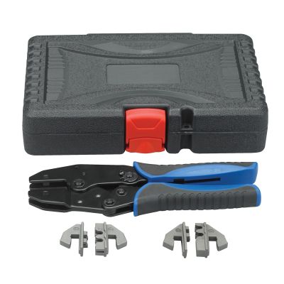 Ratcheting Crimp action for the most secure crimps