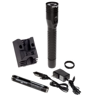 Bayco Metal Duty/Personal-Size Dual-Light Rechargeable Flashlight