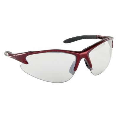 DB2 Safe Glasses w/ Red Frame and Indoor/Outdoor Lens in Polybag