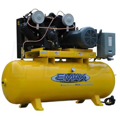 Compressor 7.5 HP 2 Stg 3 Ph Horz 80 Gal