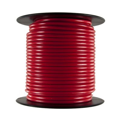 Primary Wire - Rated 80C 16 AWG, Red 100 Ft.
