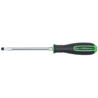Slotted 3/16 in.x3 in. Screwdriver with Cabinet Tip (Green)