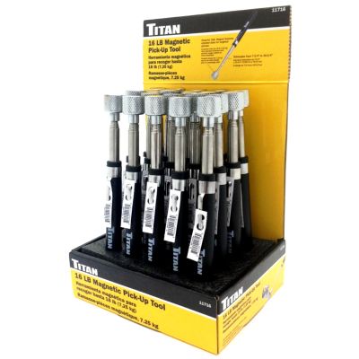 Titan 2-Piece 16 Pund Magnetic Pick-Up Tool Counter Display