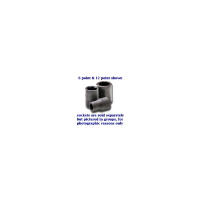 1" SOCKET IMPACT 1/2" DRIVE STD 6 POINT
