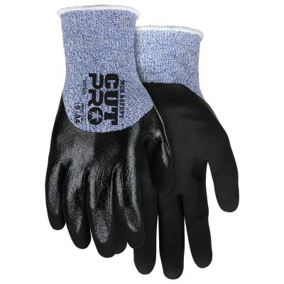MCR Safety Cut Pro 13 Gauge Hypermax, Shell Foam Nitrile Palm Over Flat Nitrile Dip