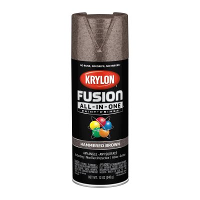 Krylon Fusion All-In-One Paint + Primer, Hammered Brown
