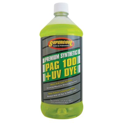 PAG Oil with UV Dye 100 Viscosity Quart (Case of 12)