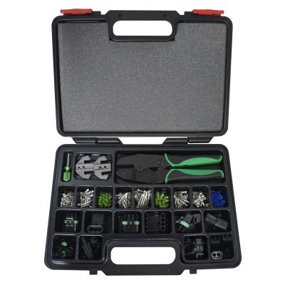 220 Piece Interchangeable Ratcheting Crimping Set