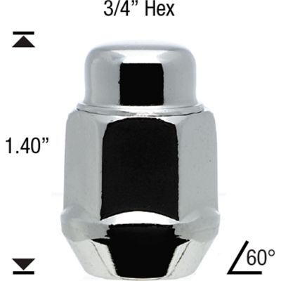 14MM X 1.50 BULGE ACORN