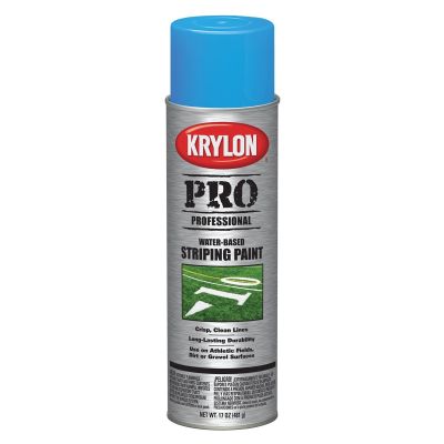 Krylon Professional Water Based Striping Paint; Athletic Field Blue; 18 oz. Aer
